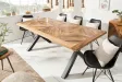 Table manguier massif 200 cm pieds X Infinity Home — Adeniahome