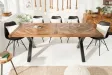 Table manguier massif 200 cm pieds X Infinity Home — Adeniahome