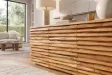 Buffet Relief acacia massif 160 cm — Rangement élégant Adeniahome