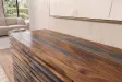 Buffet Relief sheesham massif 160 cm gris fumé — Adeniahome