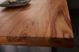 Table Iron Craft sheesham 140 cm pieds U métal noir — Adeniahome