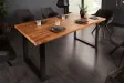 Table Iron Craft sheesham massif 200 cm pieds U métal — Adeniahome