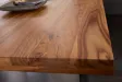 Table Iron Craft sheesham massif 200 cm pieds U métal — Adeniahome