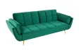 Canapé convertible Boutique 215 cm velours vert émeraude — Adeniahome