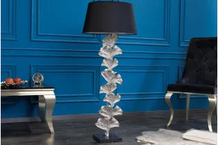 Lampadaire Ginkgo 95 cm aluminium argenté — Artisanal 2