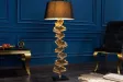Lampadaire Ginkgo 95 cm aluminium doré — Artisanal