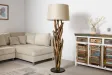Lampadaire teck massif Wild Nature 150 cm — Adeniahome