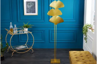 Lampadaire Ginkgo 160 cm doré — 3 lumières métal | Adeniahome 2