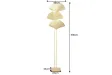 Lampadaire Ginkgo 160 cm doré — 3 lumières métal | Adeniahome