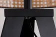Lampadaire Wiener Geflecht 140 cm cannage naturel pieds noirs