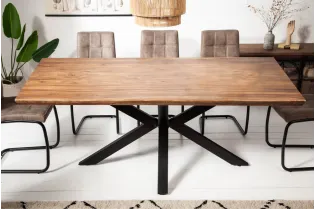 Table à manger sheesham massif 200 cm — Galaxie Space 2
