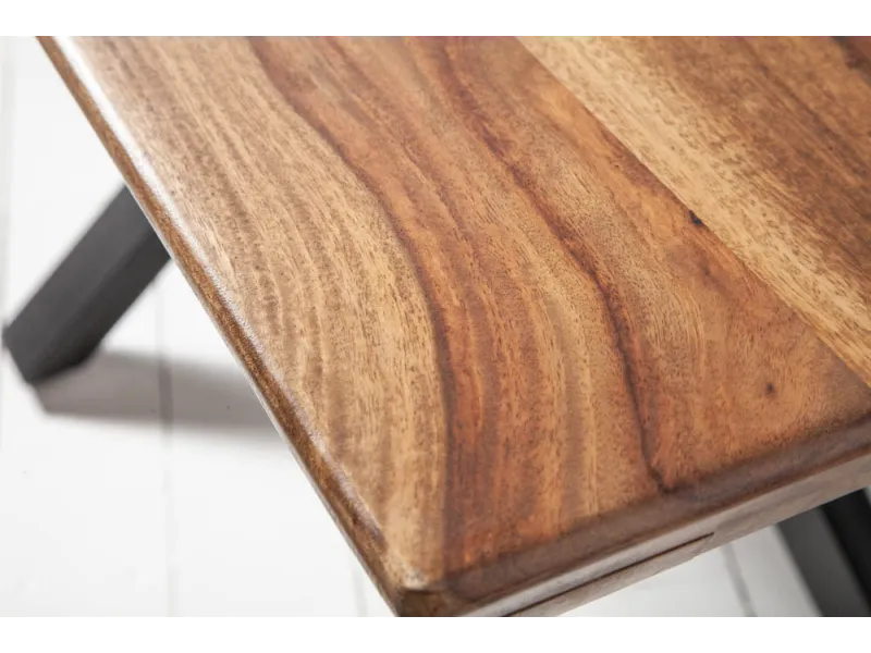 Table à manger sheesham massif 200 cm — Galaxie Space