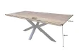 Table à manger sheesham massif 200 cm — Galaxie Space