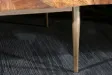 Buffet sheesham massif 145 cm pieds dorés — Alpine