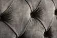 Lit Chesterfield Paris 160x200 cm — Velours olive gris élégant