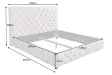 Lit Chesterfield Paris 160x200 cm — Velours olive gris élégant
