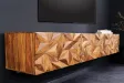 Meuble TV suspendu Alpine 160 cm — Sheesham massif naturel