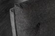 Banquette velours anthracite 160 cm Big George — ressorts