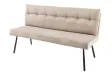 Banc Big George 160 cm velours champagne beige — Adeniahome