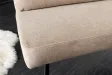 Banc Big George 160 cm velours champagne beige — Adeniahome