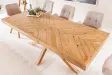 Table à manger Mosaic 200 cm en pin massif naturel — Adeniahome