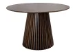 Table ronde Valhalla Wood Ø 140 cm chêne foncé — Adeniahome