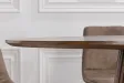 Table ronde Valhalla Wood Ø 140 cm chêne foncé — Adeniahome