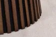 Table ronde Valhalla Wood Ø 140 cm chêne foncé — Adeniahome
