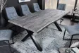 Table à manger WILD 160 cm chêne sauvage blanchi — Adeniahome