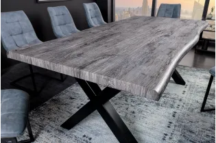 Table à manger WILD 160 cm chêne sauvage blanchi — Adeniahome 2