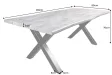 Table à manger WILD 160 cm chêne sauvage blanchi — Adeniahome