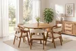 Table ronde ART WOOD Ø 140 cm en manguier massif — Adeniahome