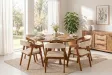 Table ronde ART WOOD Ø 140 cm en manguier massif — Adeniahome