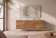 Buffet suspendu acacia massif 175 cm Relief — Adeniahome