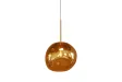 Suspension verre Liquid Diamond 20 cm or — Luminaire design élégant