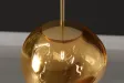 Suspension verre Liquid Diamond 20 cm or — Luminaire design élégant