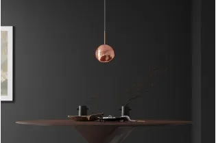 Suspension verre Liquid Diamond 20 cm cuivre — Luminaire chaleureux 2