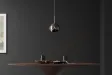 Suspension verre Liquid Diamond 20 cm fumé — Luminaire design
