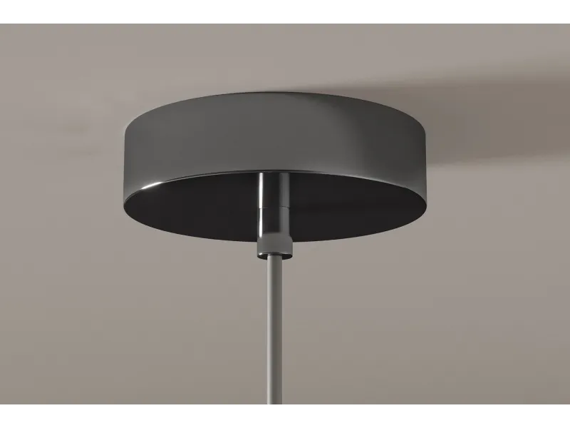 Suspension verre Liquid Diamond 20 cm fumé — Luminaire design