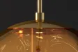 Grande suspension verre Liquid Diamond 35 cm or — Luminaire élégant