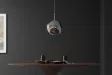 Suspension verre fumé Liquid Diamond 35 cm — Luminaire design