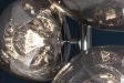 Lampadaire verre fumé gris 170 cm Liquid Diamond — 7 globes