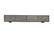 Meuble TV suspendu acacia et pierre 200 cm — Mountain Soul