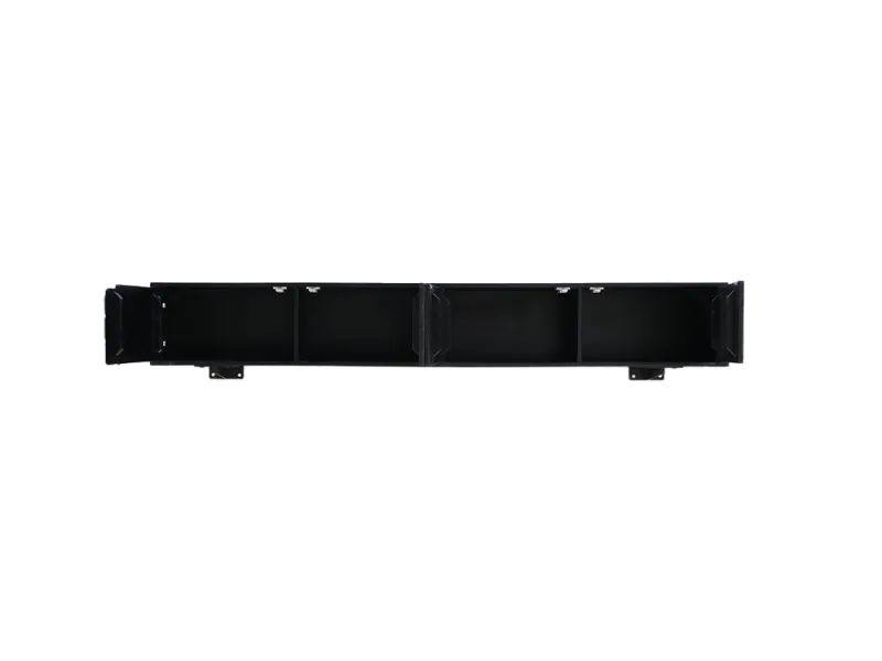Meuble TV suspendu acacia et pierre 200 cm — Mountain Soul