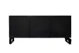 Buffet manguier massif 3D 160 cm noir brun — Collection Forest