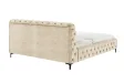 Lit Modern Barock 180x200 cm velours champagne — style Chesterfield