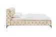 Lit Modern Barock 180x200 cm velours champagne — style Chesterfield
