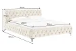 Lit Modern Barock 180x200 cm velours champagne — style Chesterfield