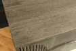 Meuble TV Art Déco manguier massif 200 cm gris — Adeniahome