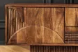 Meuble TV Art Déco manguier massif 200 cm brun — Adeniahome